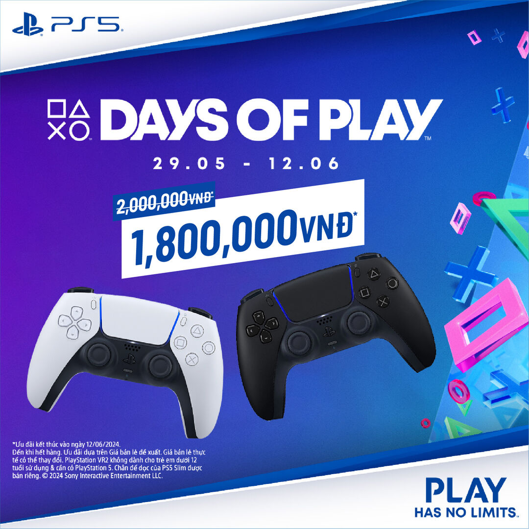 Days Of Play 2024 - Sony Playstation Tiếp Tục Giảm Giá Sâu